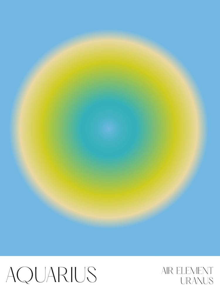 Aquarius Aura Zodiac
