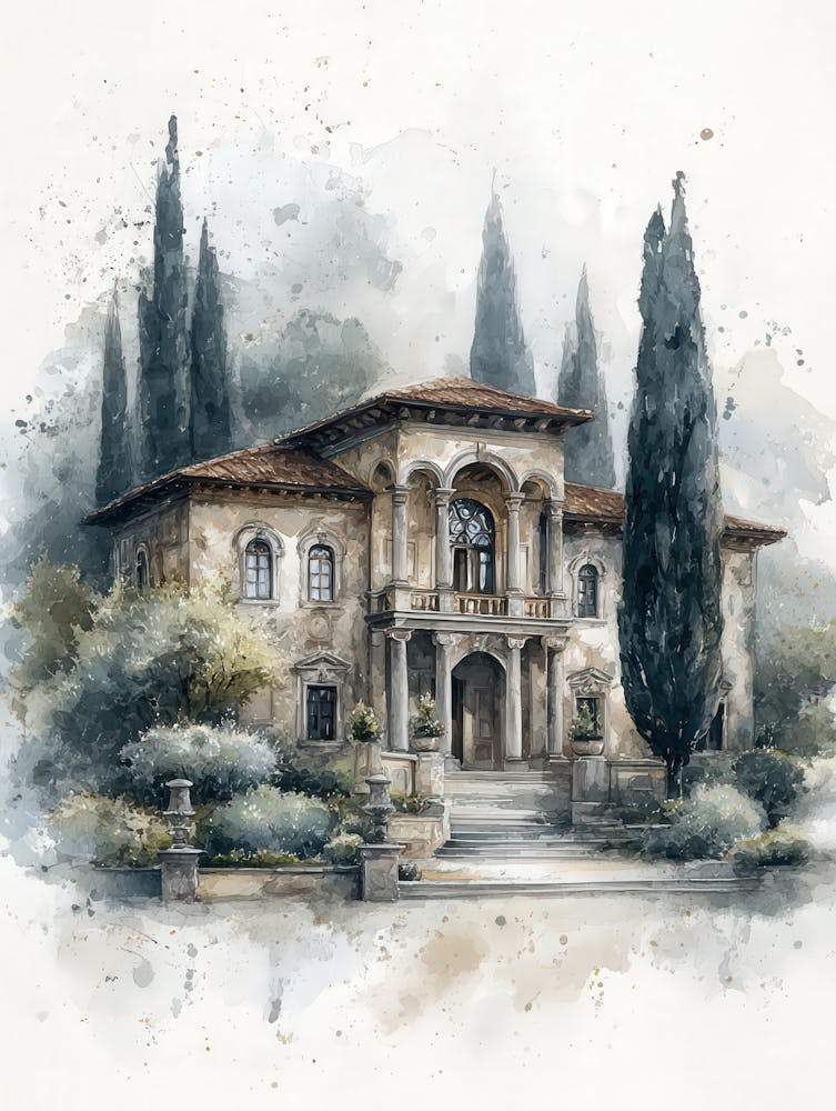 Aihrgdesign Isolated Watercolor Painting Of Italian Renaissan 42364312 9483 4668 93fd F0d565772808 0