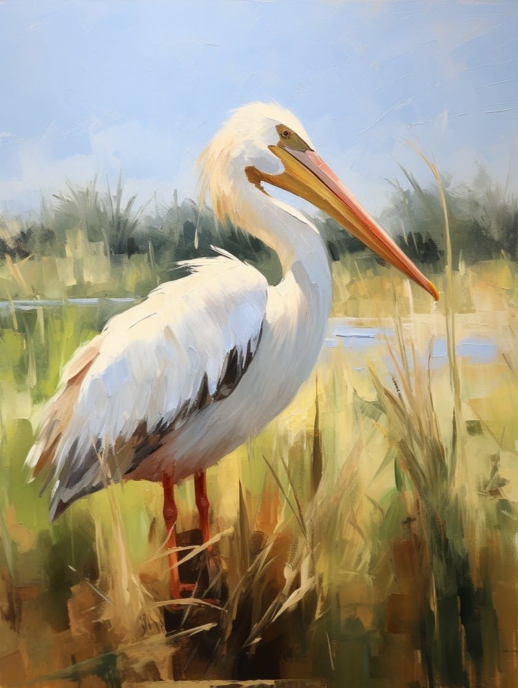 Bird Painting Pelican 4