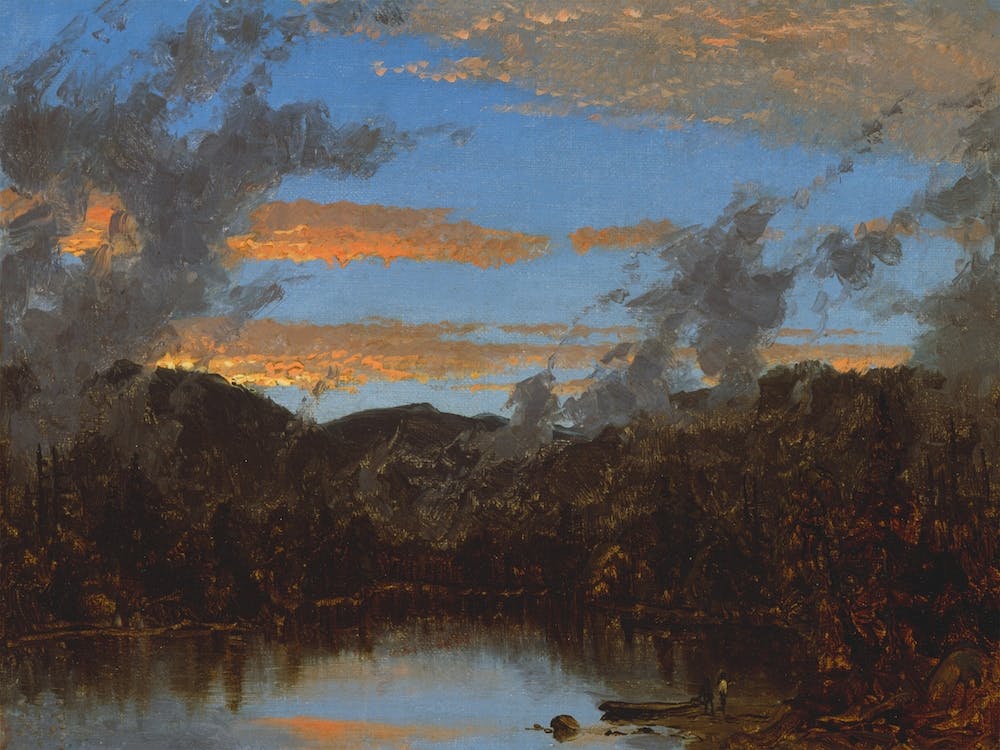 Mist Rising At Sunset In The Catskills, Sanford Robinson Gifford