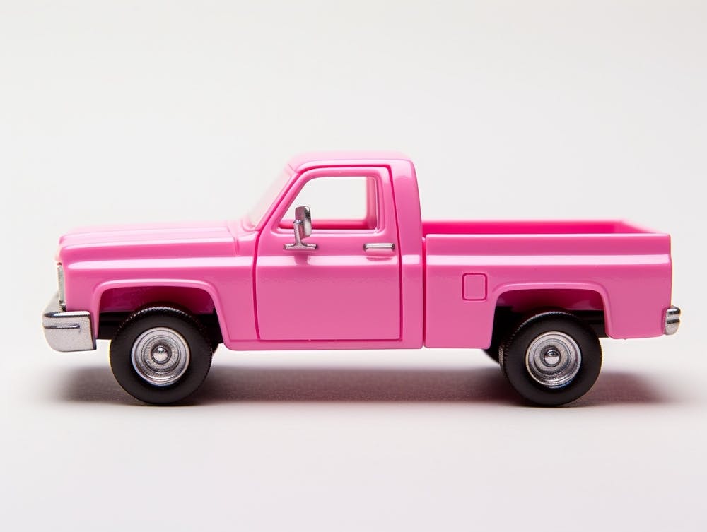 Toy Car 83 Chevy Silverado Pink