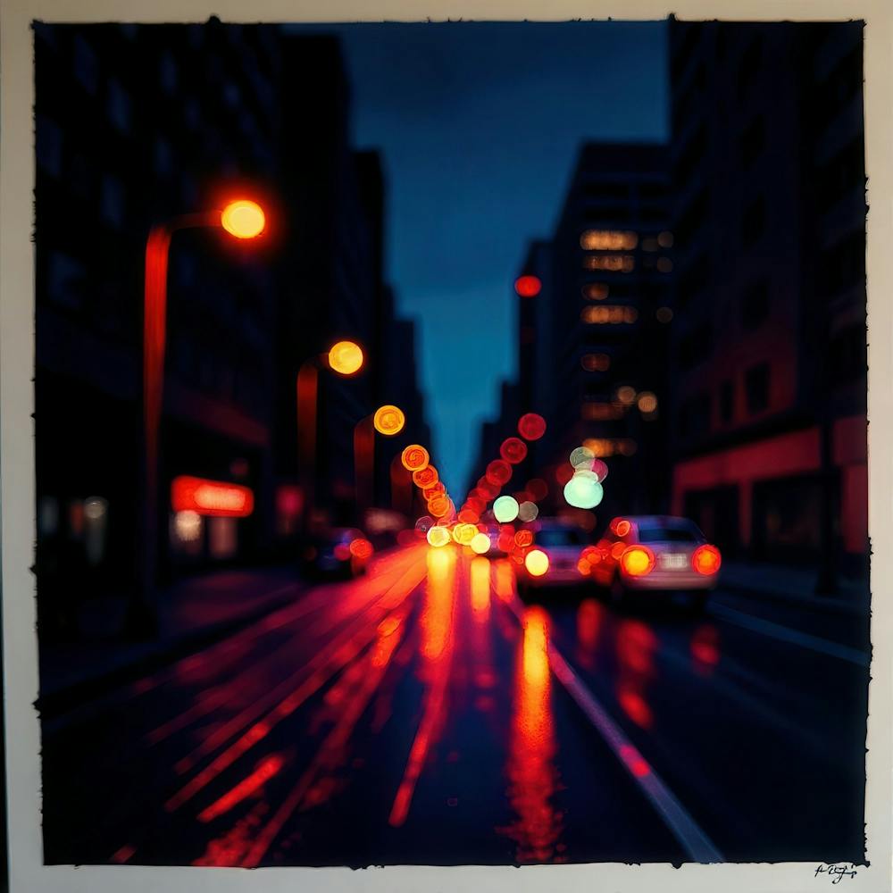 City Lights At Night