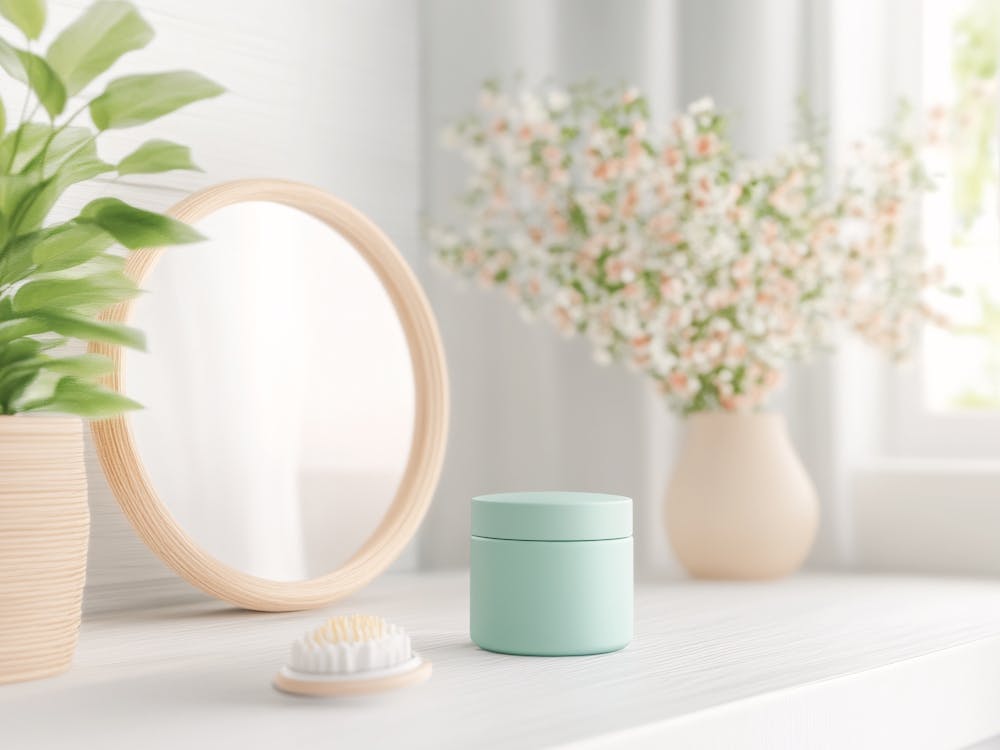 Bathroom With A Mirror