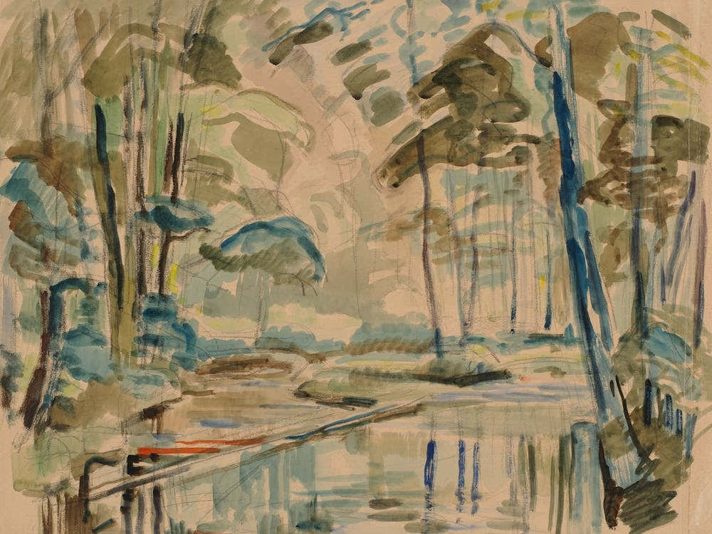 Small Lake, 1919 By Magnus Enckell