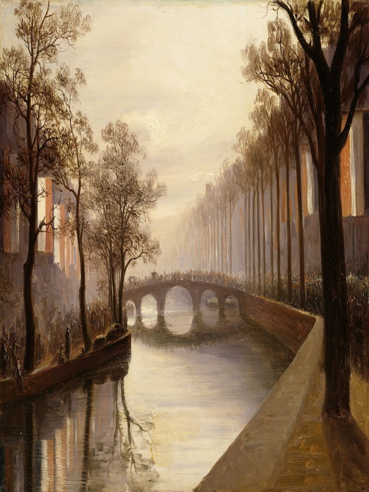Canal In Amsterdam