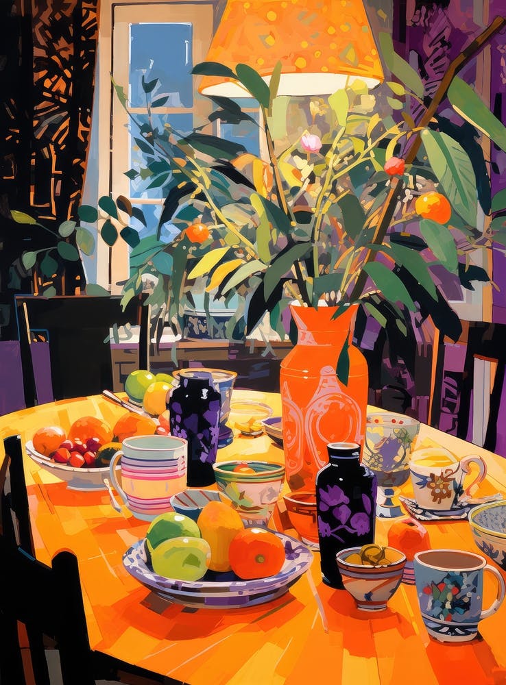 Oranges On The Table