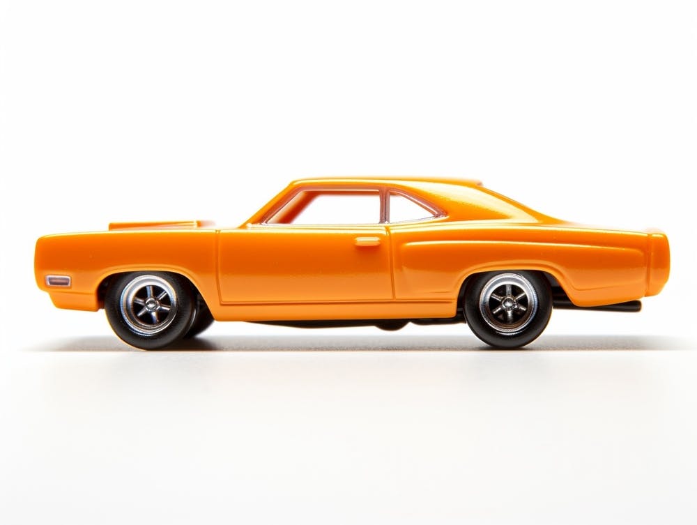 Toy Car 71 Plymouth Road Runner Orange