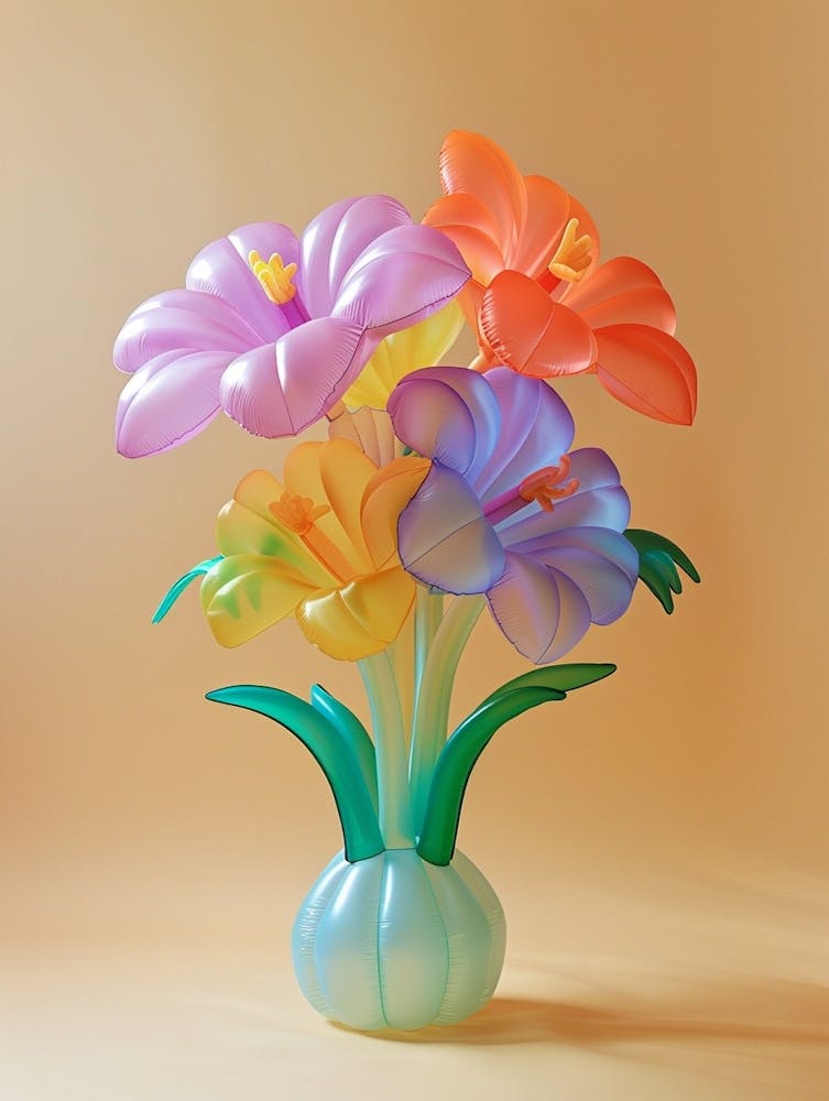 Dreamy Inflatable Flowers Lilac 5