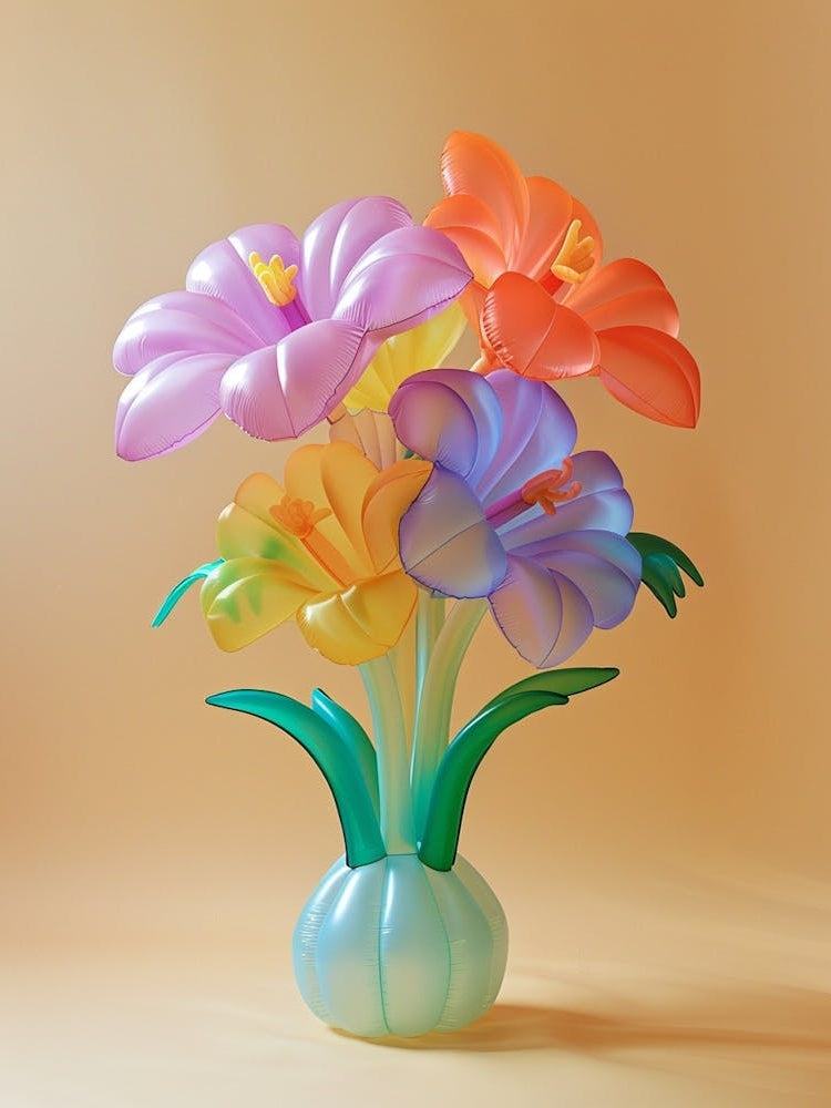 Dreamy Inflatable Flowers Lilac 5