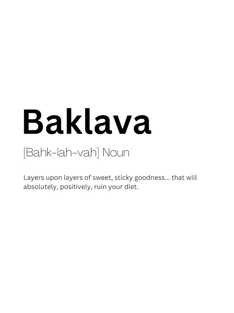 Baklava Definition Meaning