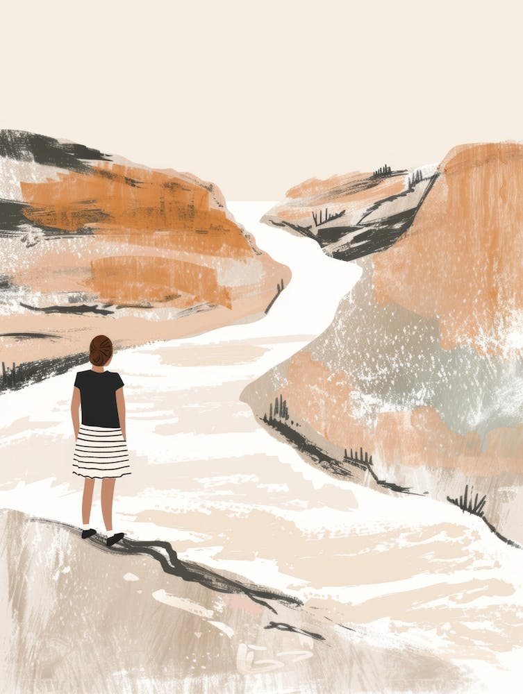 Girl In The Desert