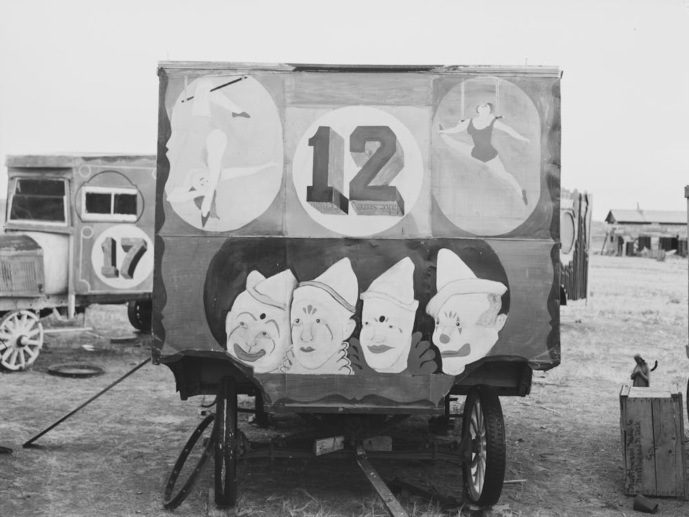 Circus Wagons Made By Mr Whitmarsh, Alger I E Archer , Montana By Russell Lee