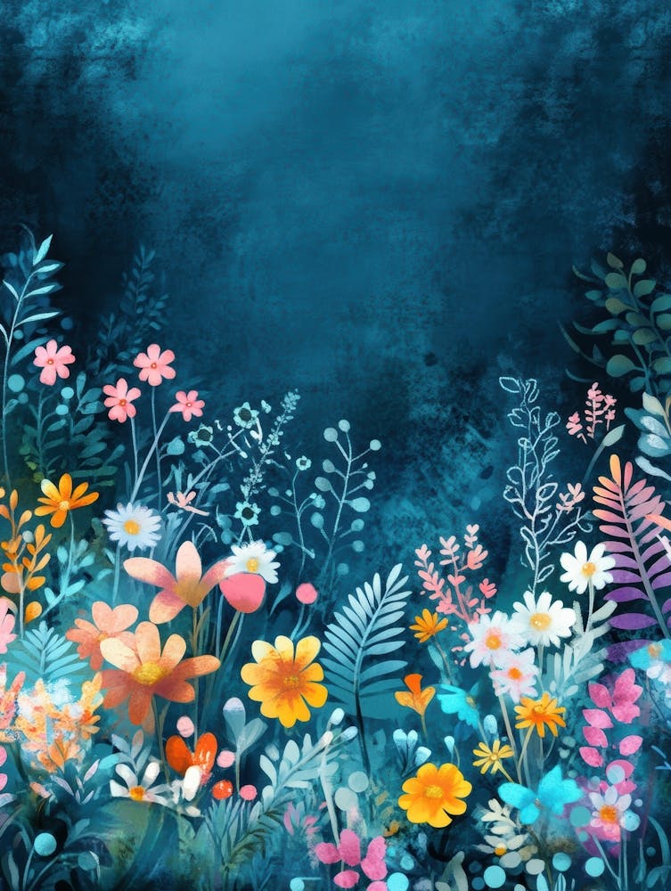 Watercolor Floral Background