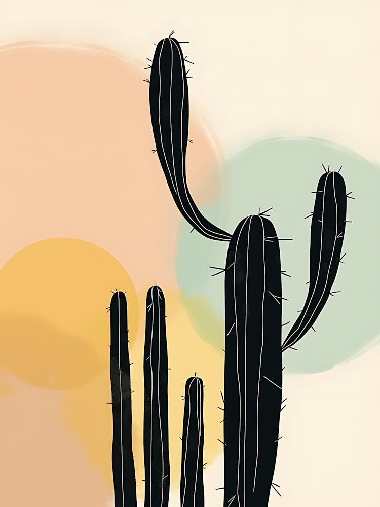 Abstract Natural Petals in Sandy Tones