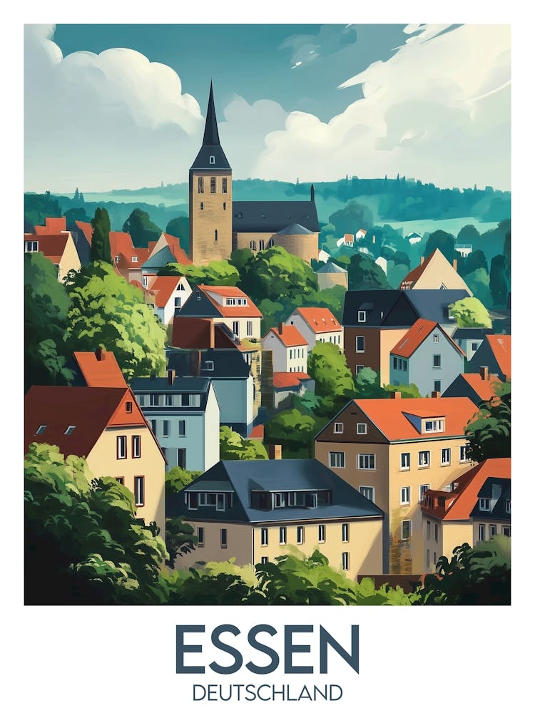 Affiche de voyage Essen