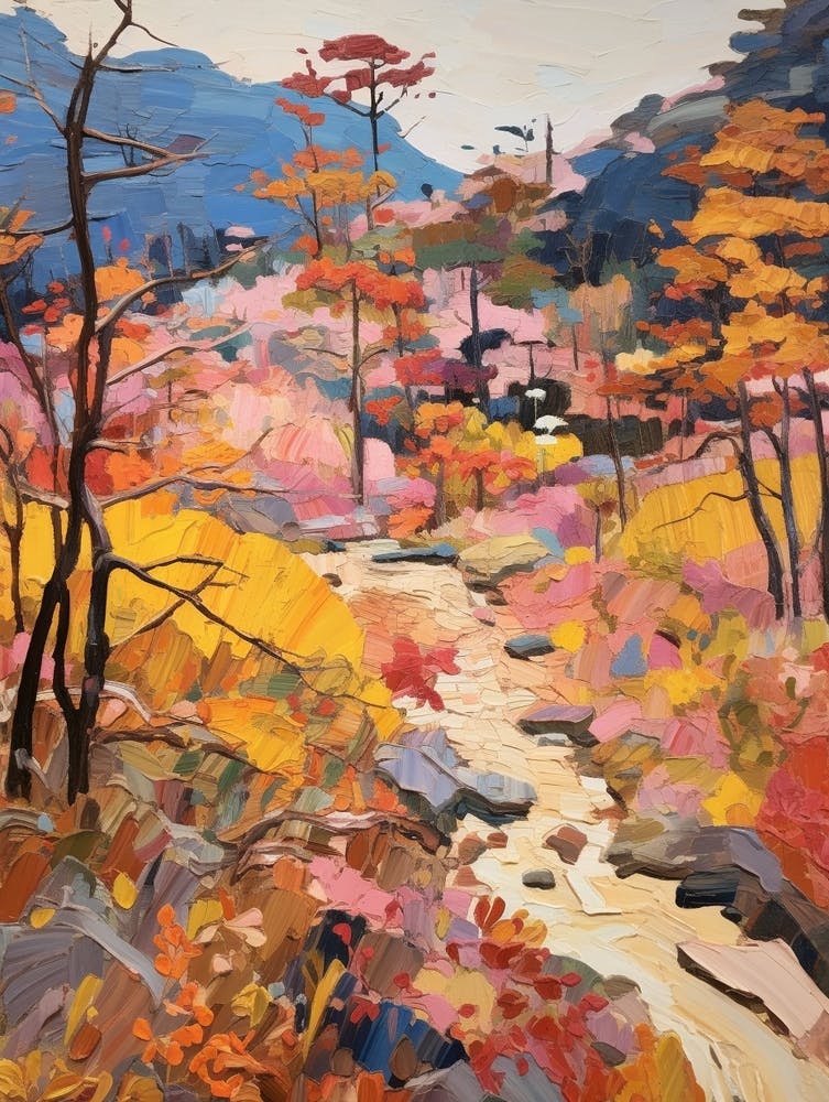 Autumn Gardens Painting Koraku En Japan 2