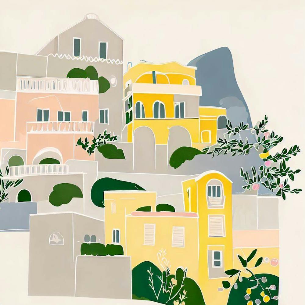 Italien und Zitronen