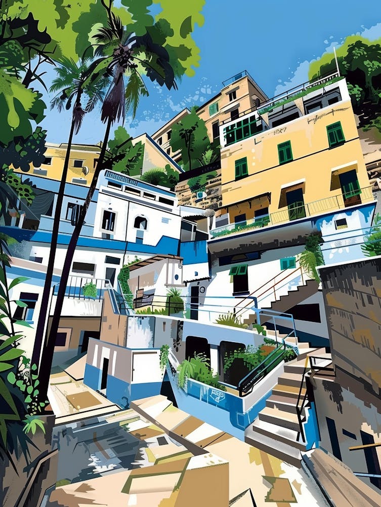 Amalfi Coast Painting