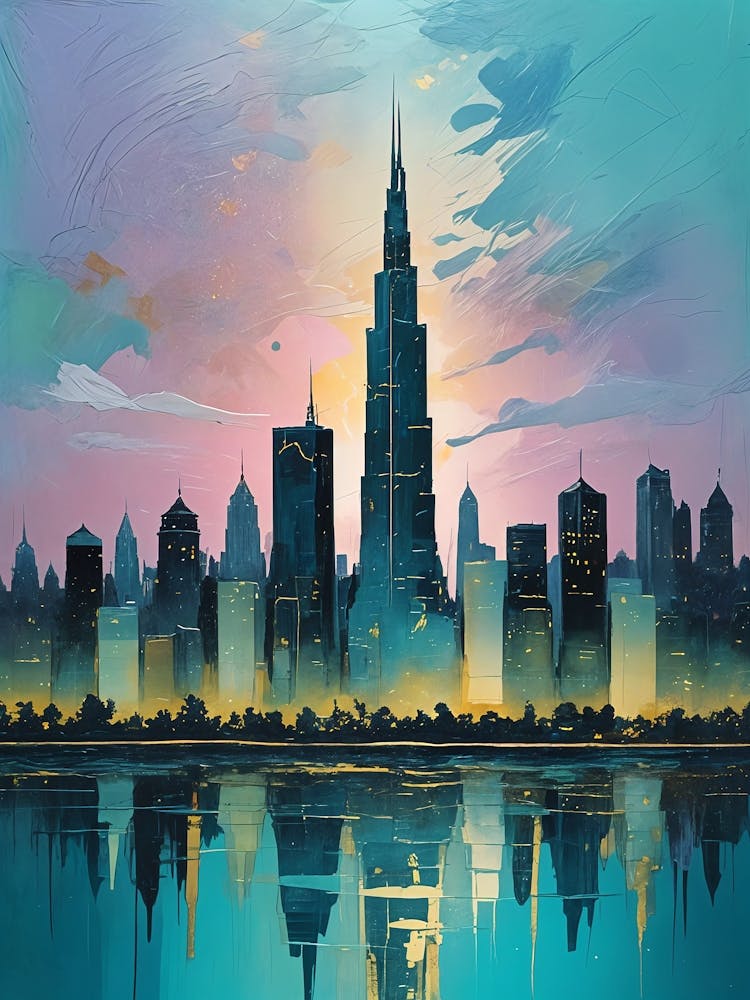 City Skyline At Night no3