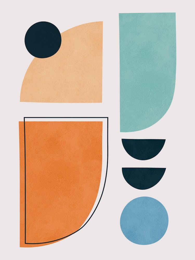 Geometrie von Kreisen und Halbkreisen 14