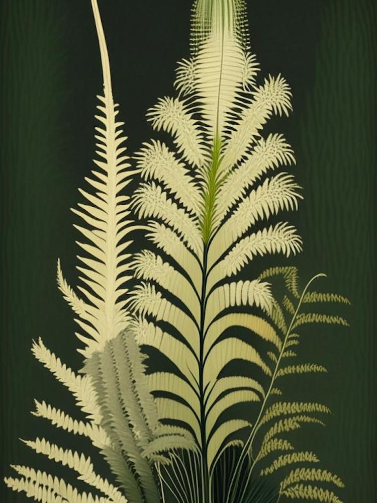 Common Horsetail Fern Rousseau Inspired