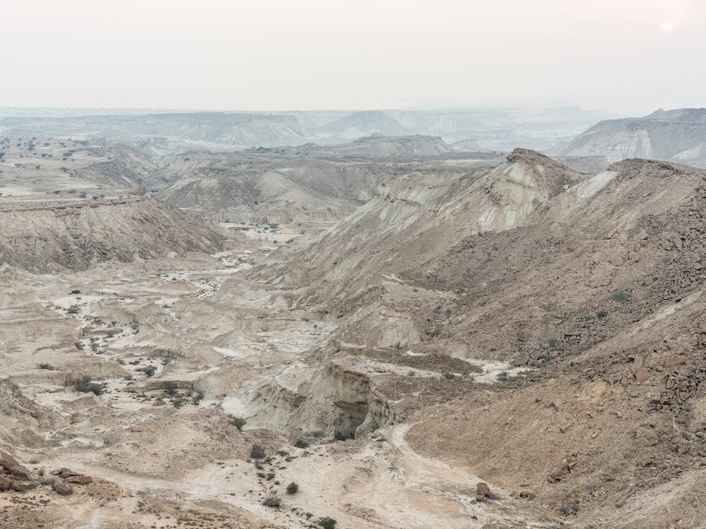 Sunset In The Canyon Desert