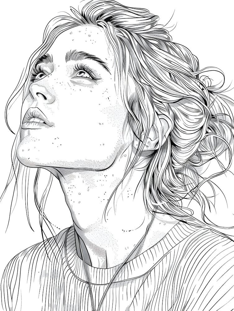 Mod Girl Black And White 24