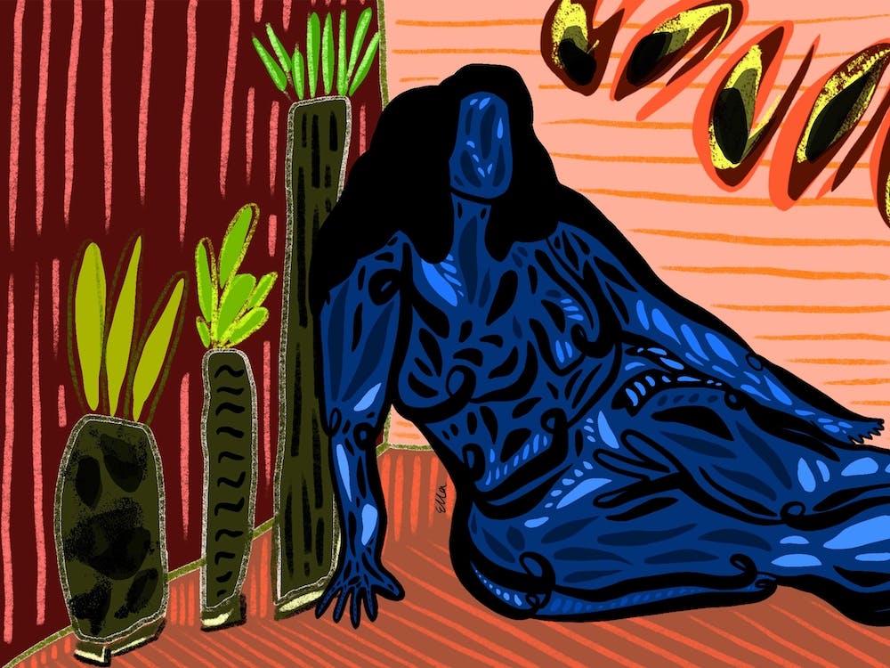 Blue Woman 11