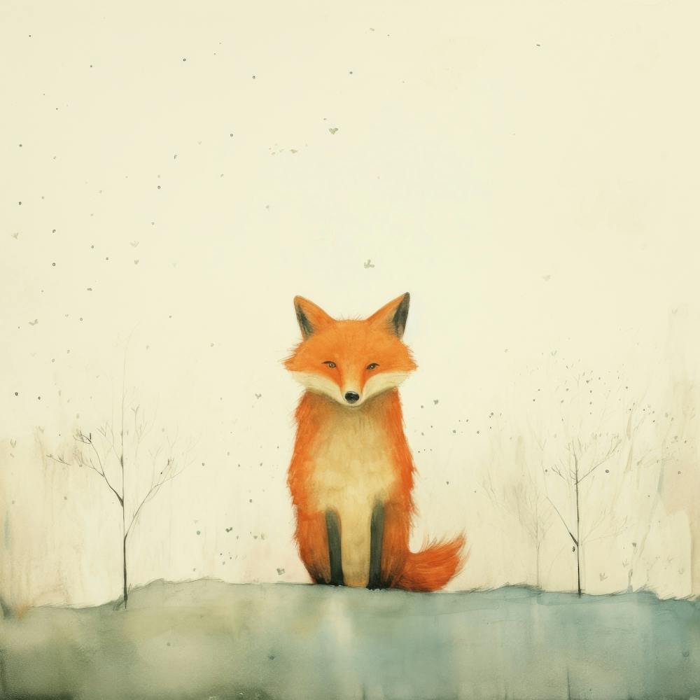 Fox In The Snow