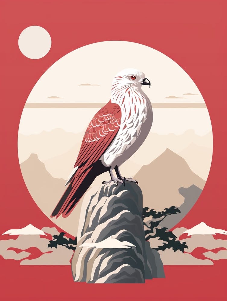 Minimalist Osprey 2 Illustration