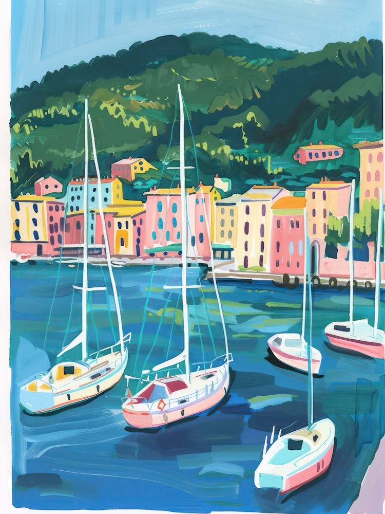 Travel Poster Happy Places Genoa 1