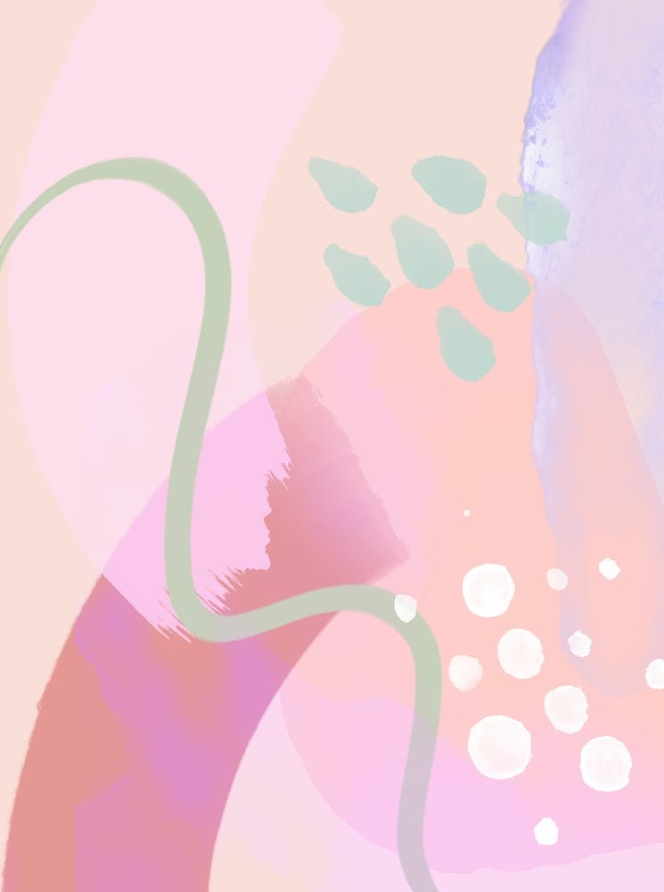 Abstract Pink Painting - II