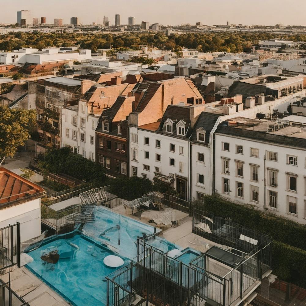 Rooftop Pool In Berlin