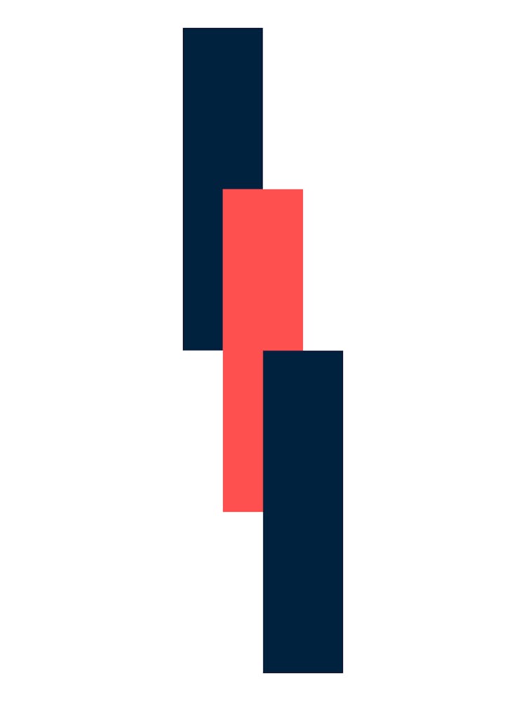 Blue And Red Squares