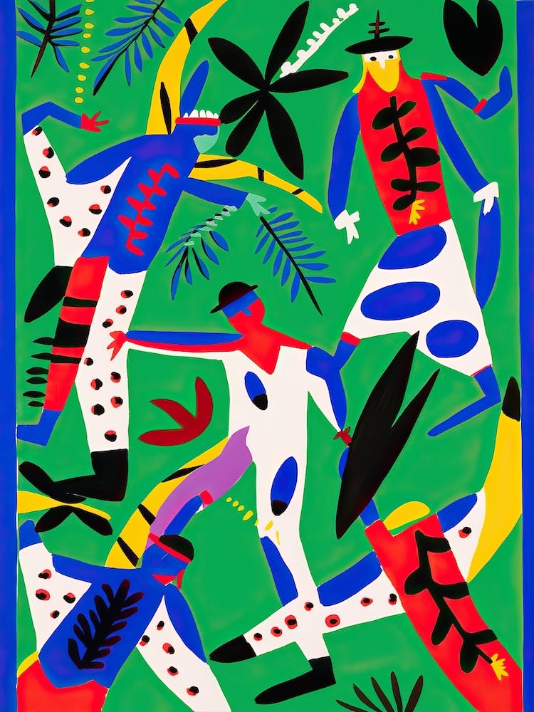 Grille im Stil von Matisse 1