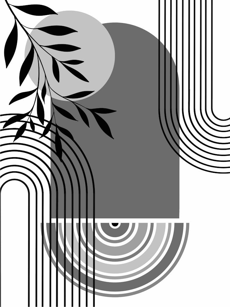 Abstract Black And White