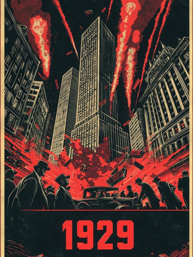 Aihrgdesign A Vintage Financial Poster Depicting The Dramatic 8cf7c77d 70dc 4cce 9d63 E6afa38f4f28 0