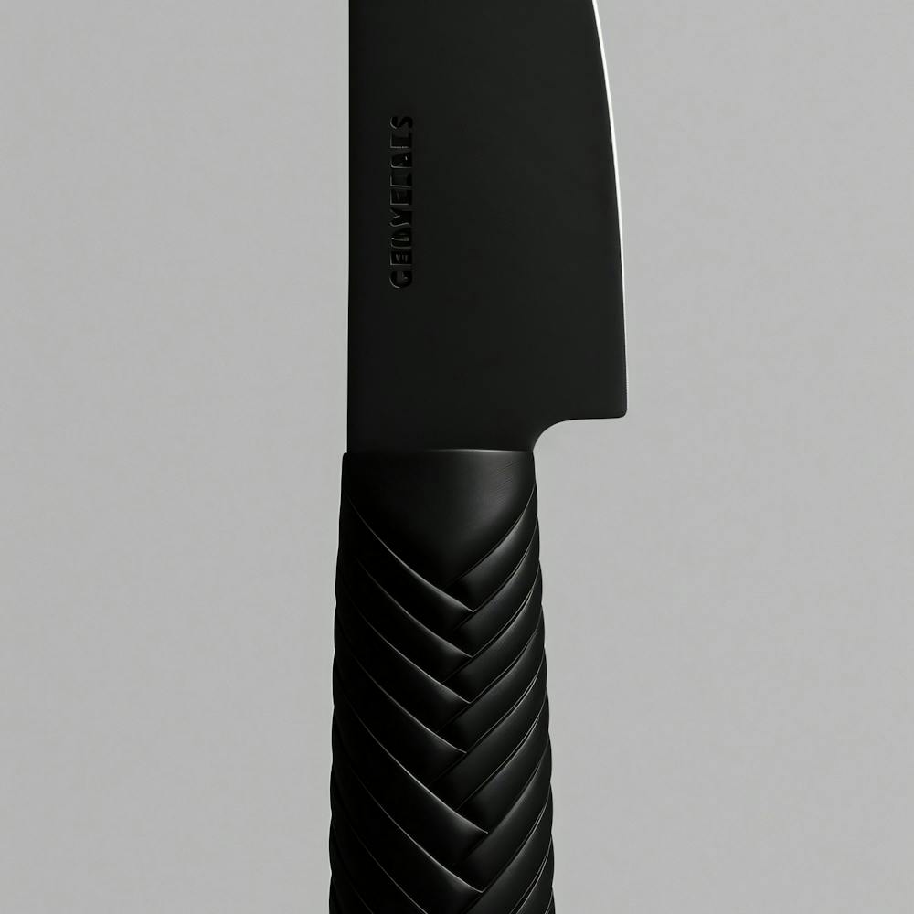 Black Kitchen Knife