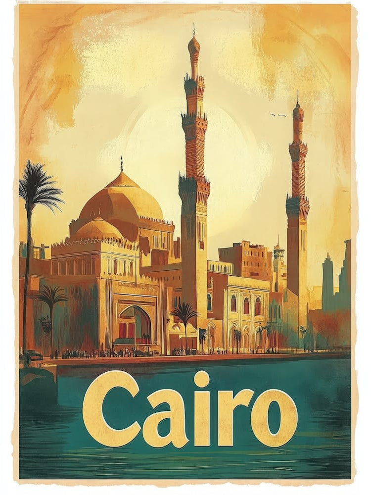 Aihrgdesign A Mid Century Modern Travel Poster For Cairo Show 911ac76e 8c32 4139 Ad1f 2be1c6ef094e 1