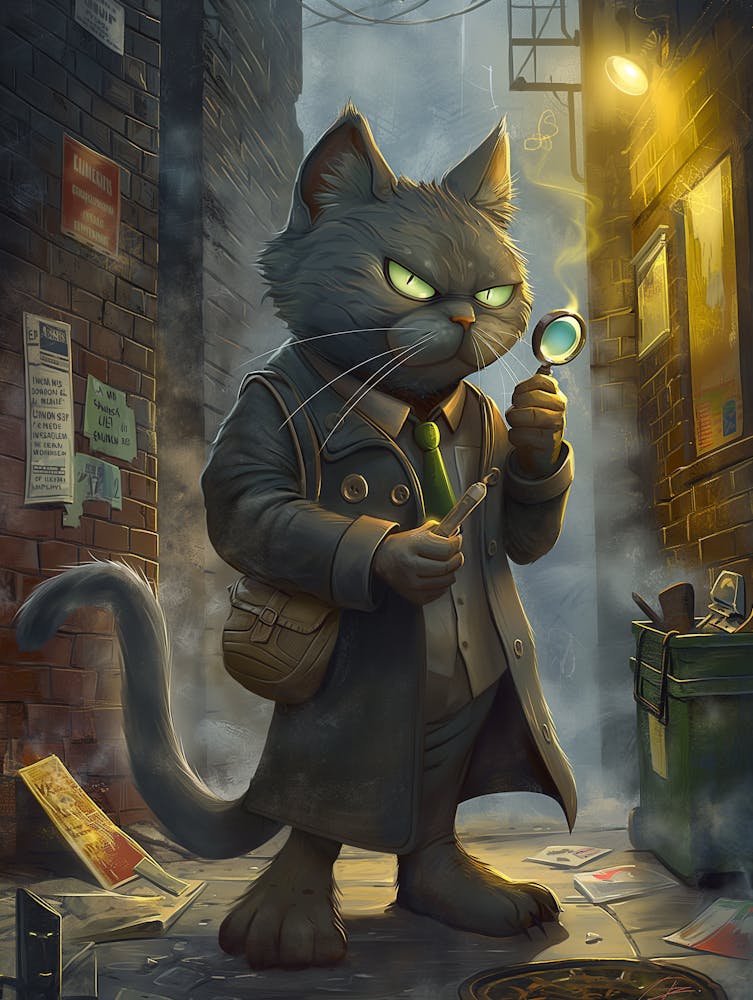 Detective Cat