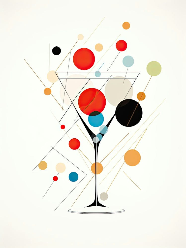 Mid Century Modern Martini Floral Infusion Cocktail 4