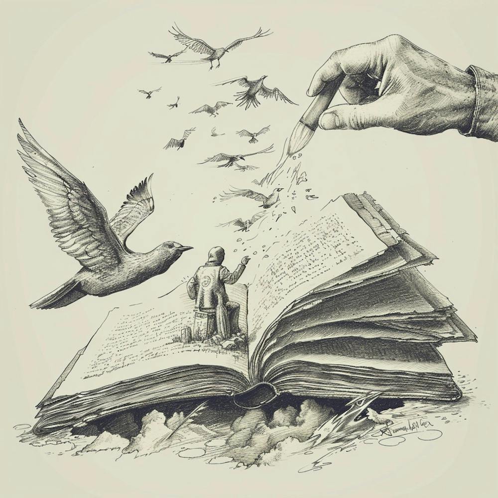 Book And Birds