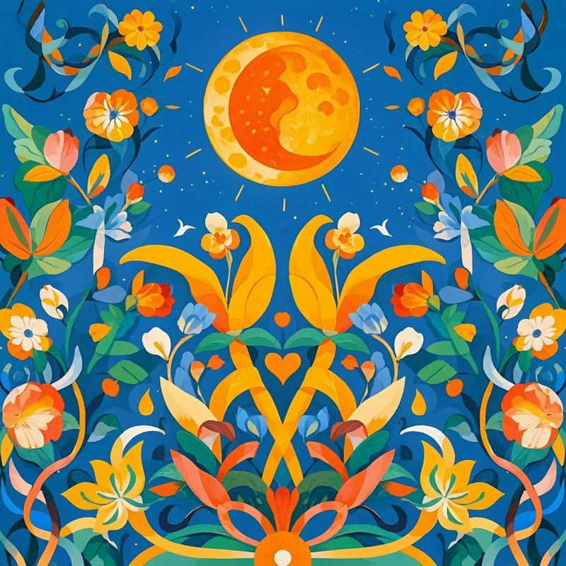 Moon And Flowers 5