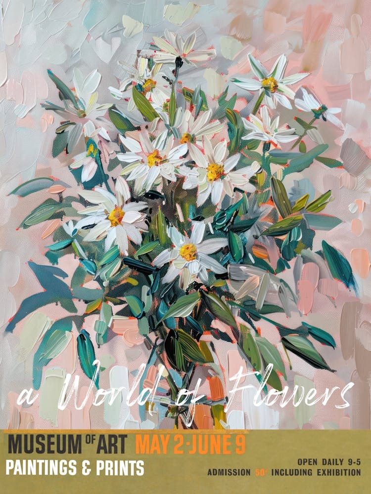 A World Of Flowers, Van Gogh Exhibition Daisy 4