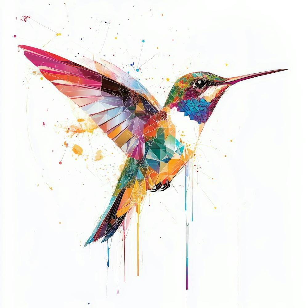 Hummingbird Canvas Print 1