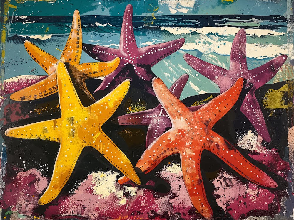 Starfish On The Beach 4