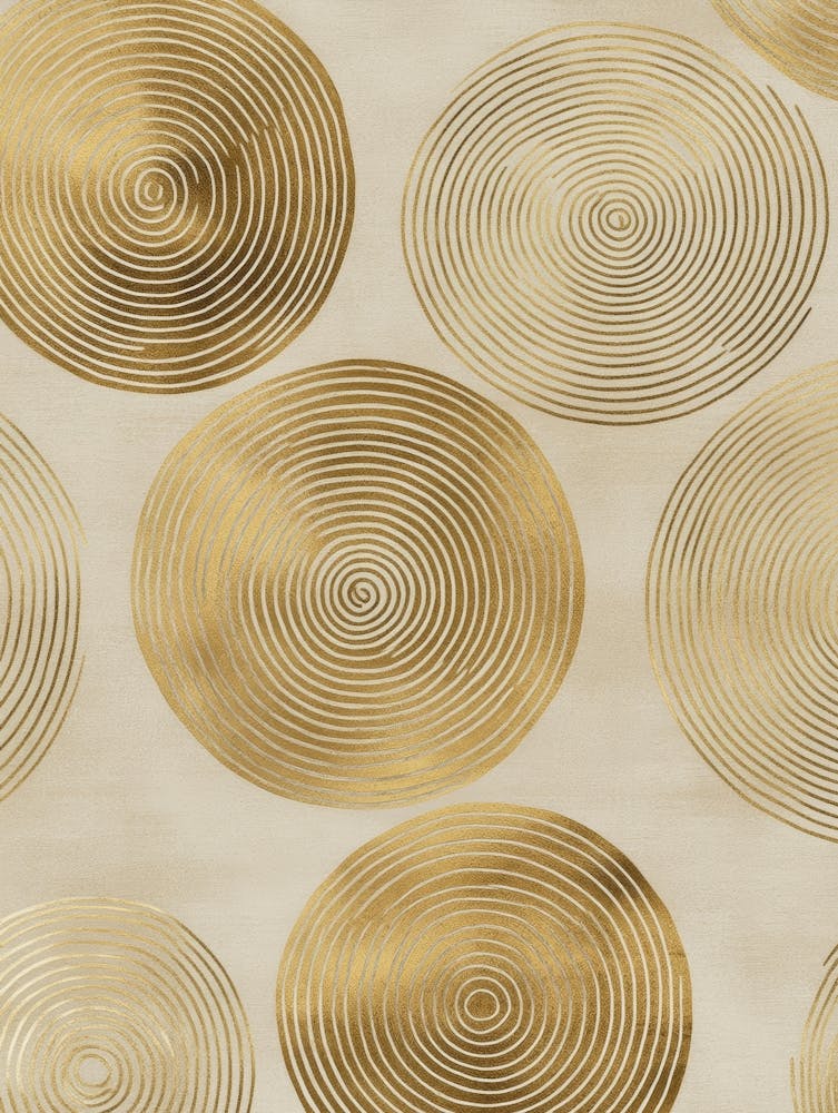 Gold Circles 18