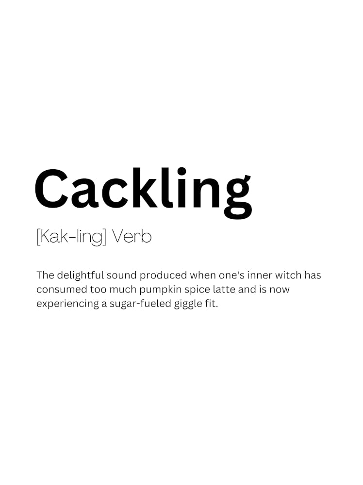 Cackling Definition Meaning