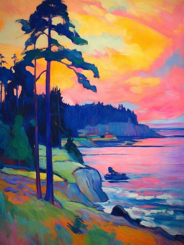 Whidbey Island Pointllism 4