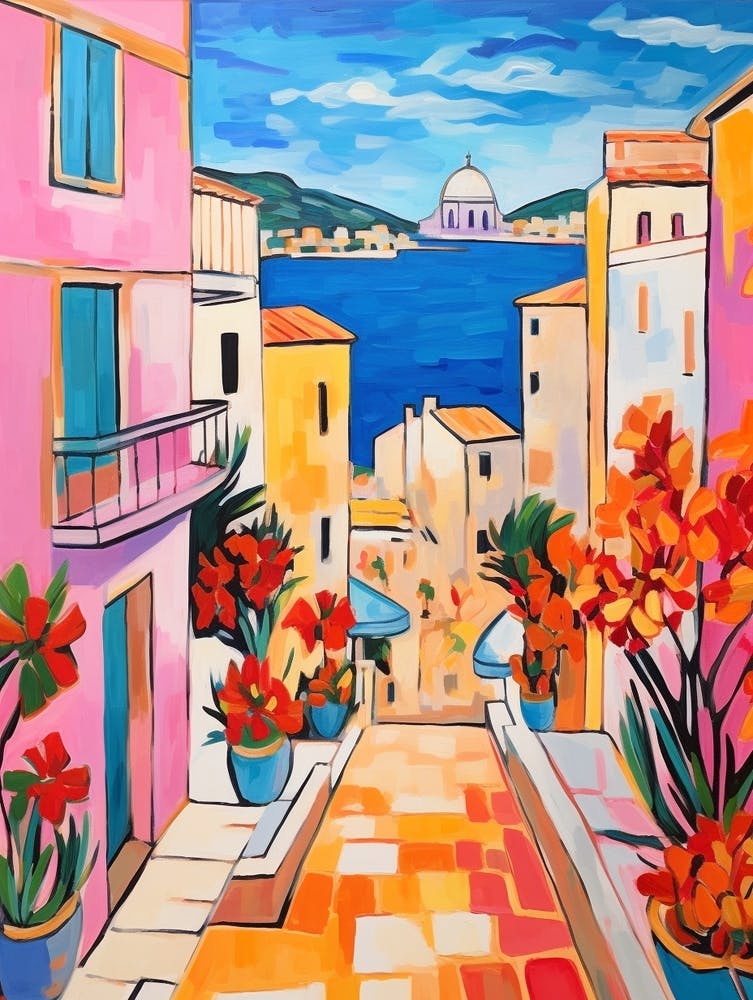 Palma De Mallorca 6 Fauvist Painting
